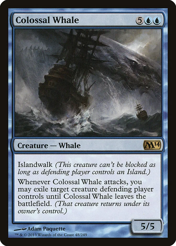 Colossal Whale Front Face