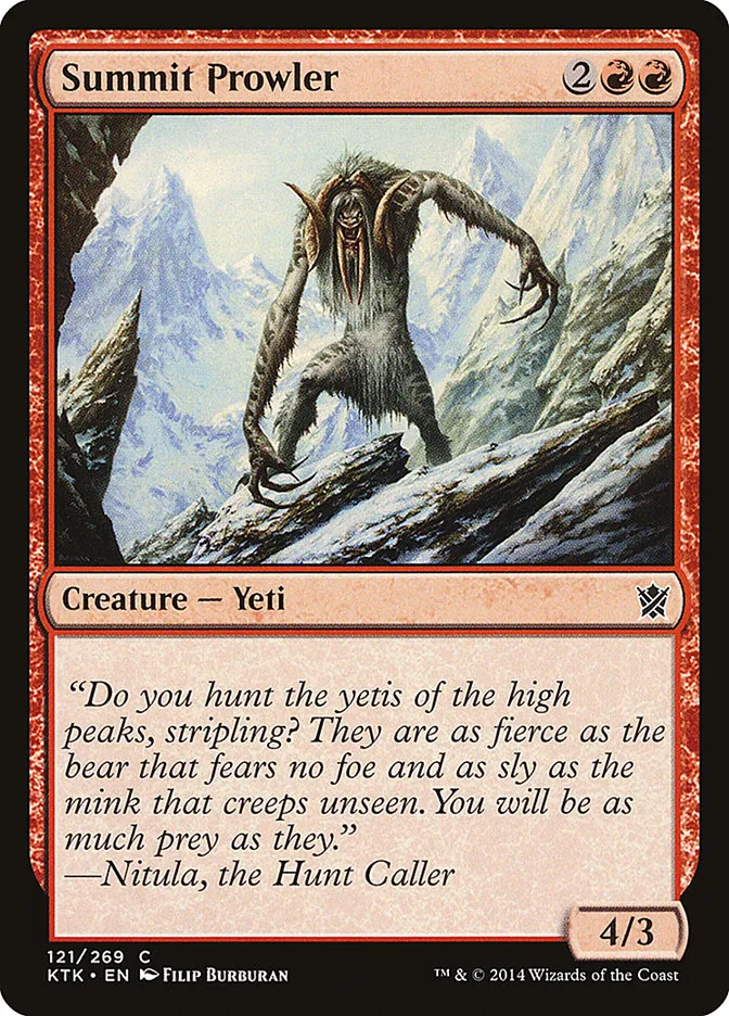Summit Prowler Front Face
