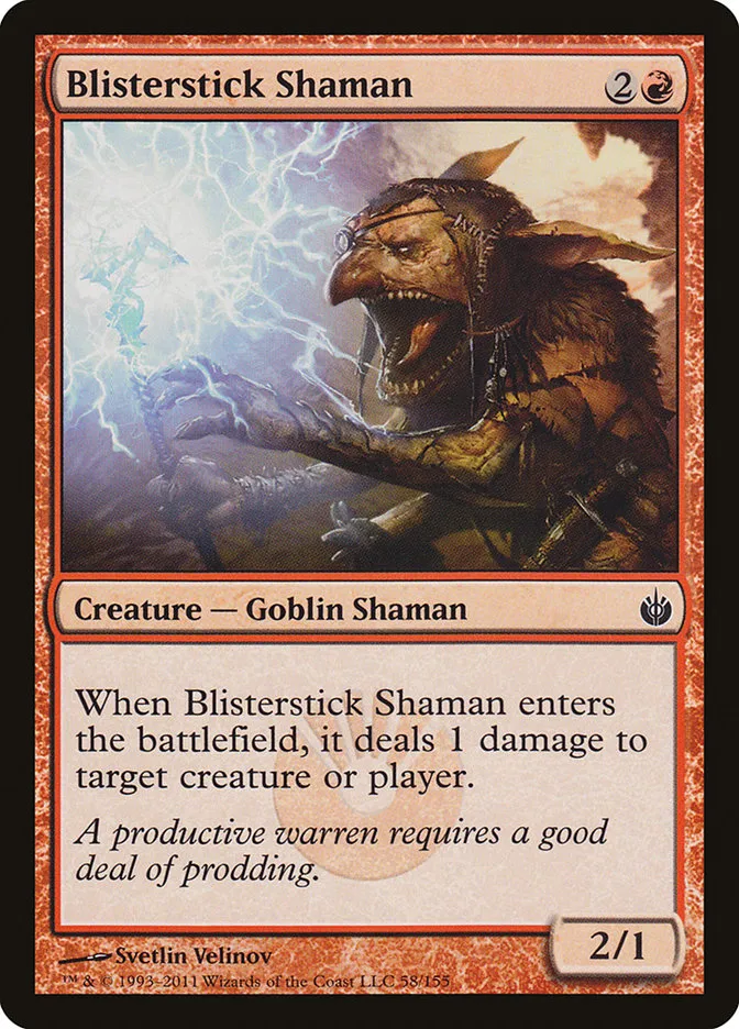 Blisterstick Shaman Front Face