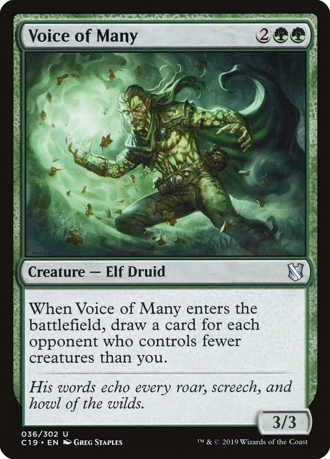 Voice of Many Front Face