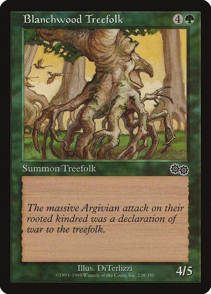 Blanchwood Treefolk Front Face