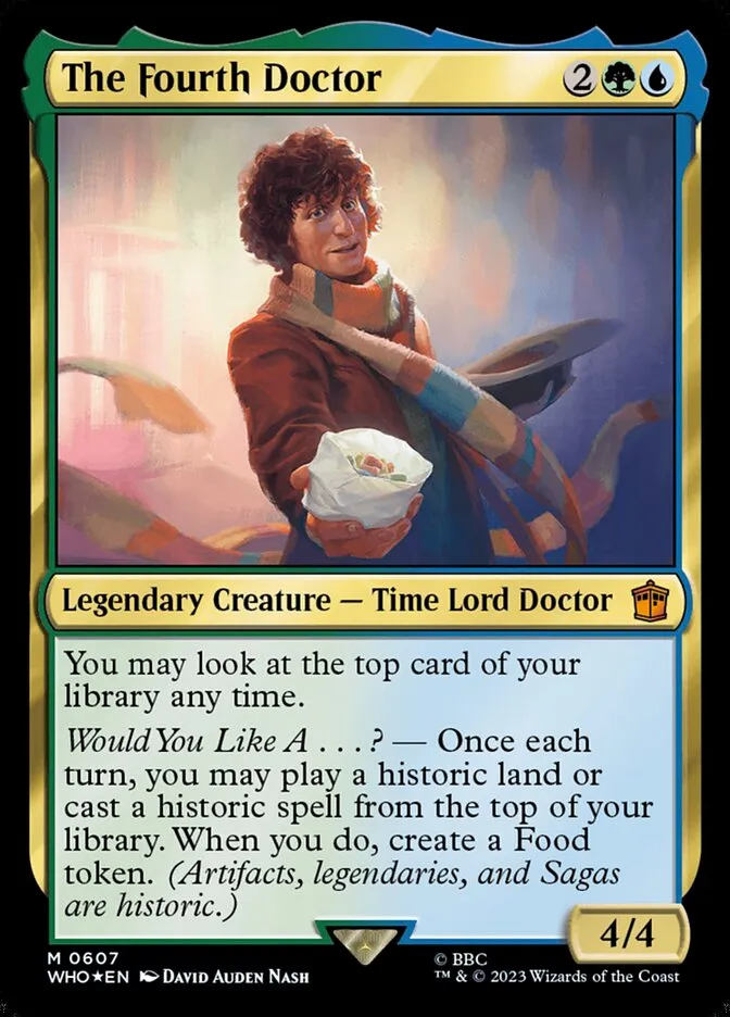 The Fourth Doctor Front Face