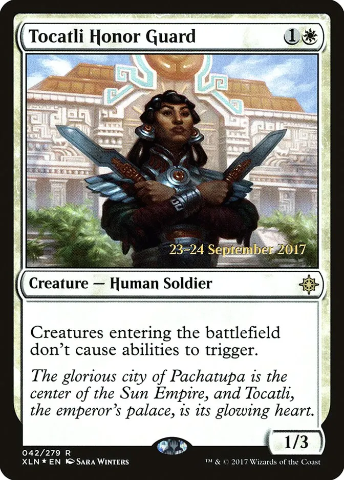 Tocatli Honor Guard Front Face