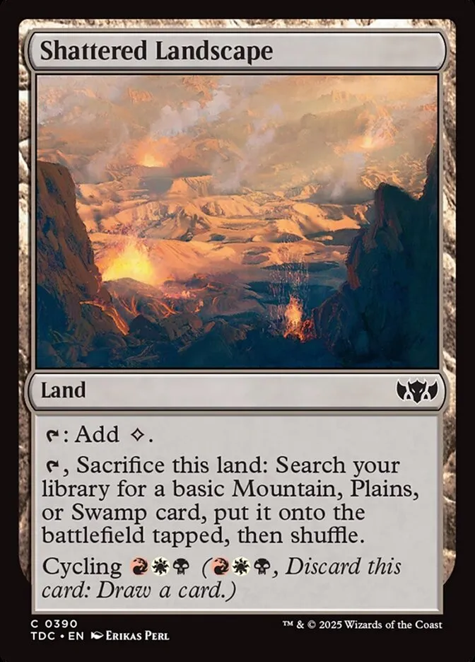 Shattered Landscape Front Face