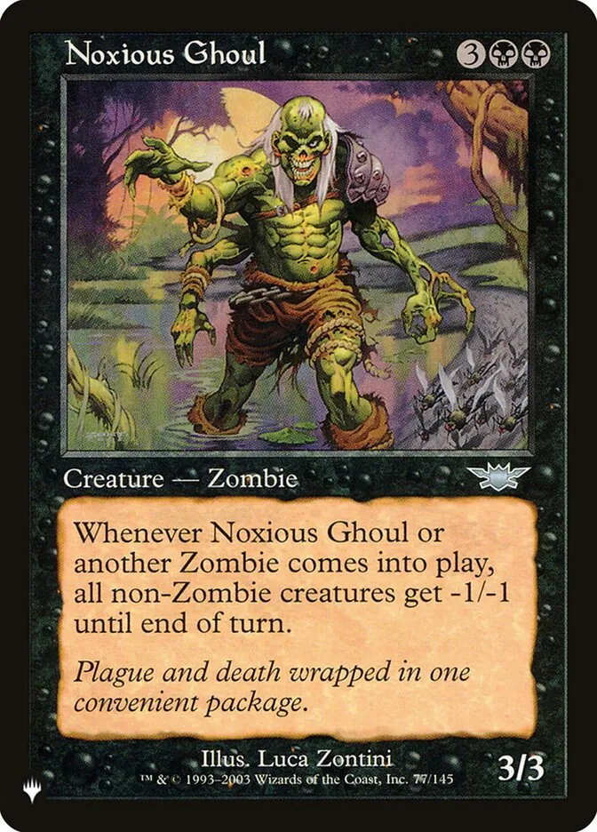 Noxious Ghoul Front Face