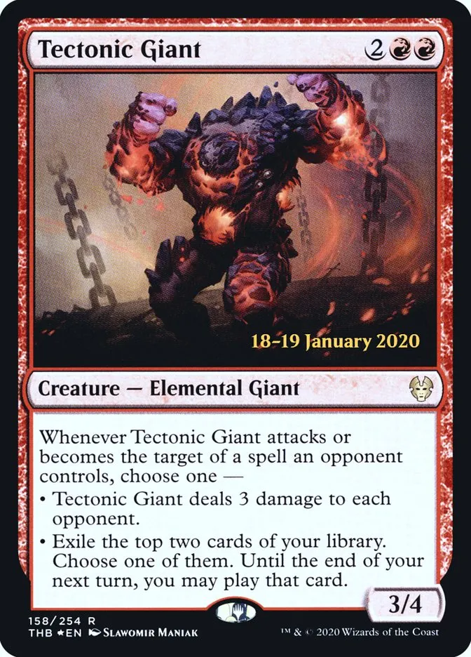 Tectonic Giant Front Face