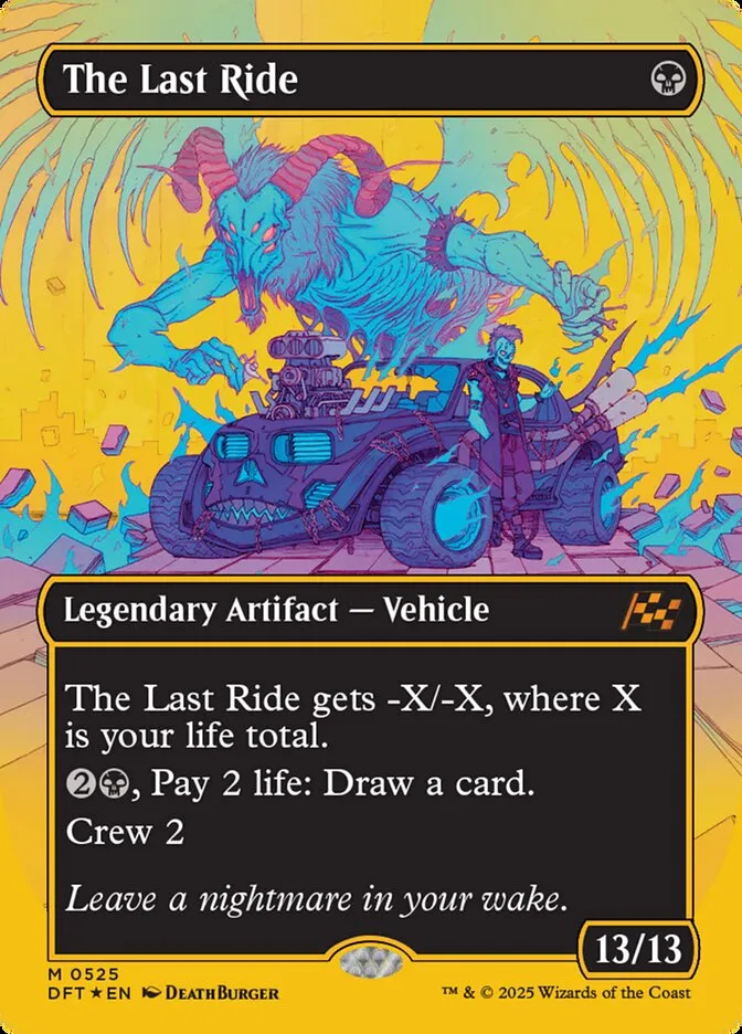 The Last Ride Front Face