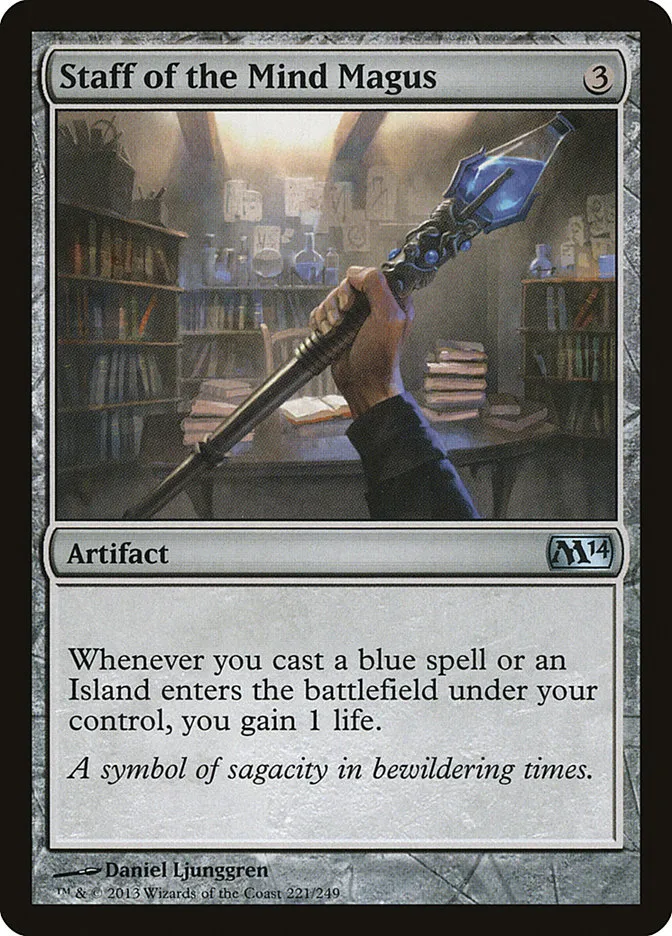 Staff of the Mind Magus Front Face