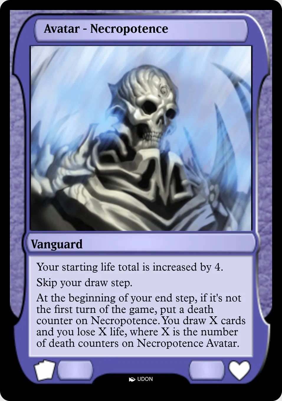 Necropotence Avatar Front Face