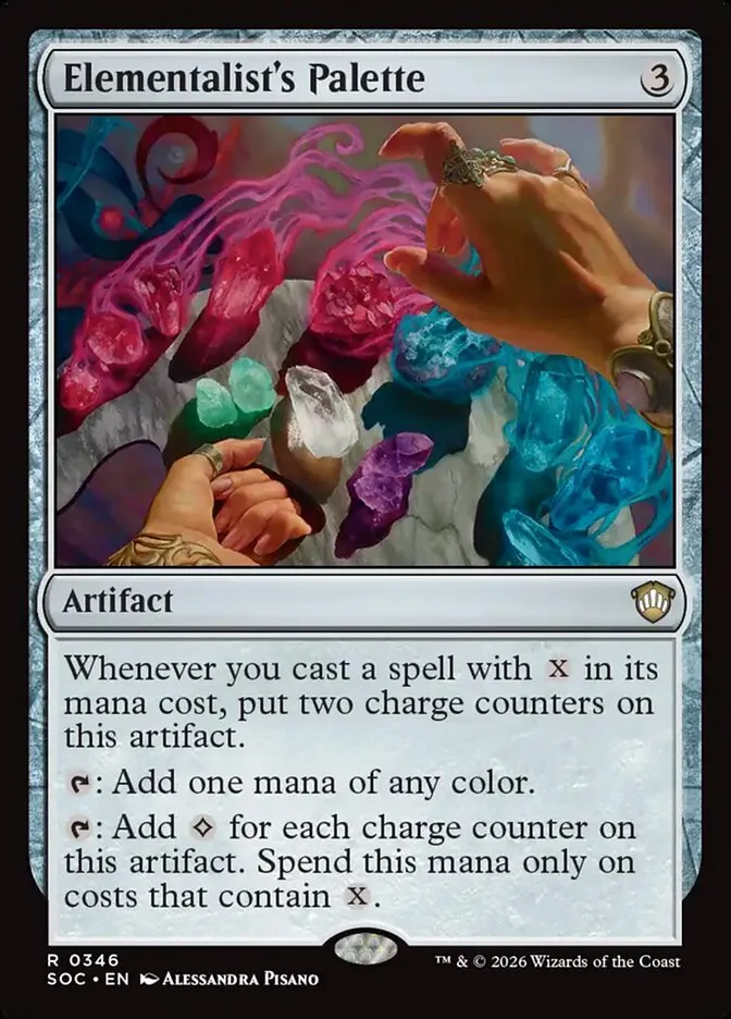 Elementalist's Palette Front Face