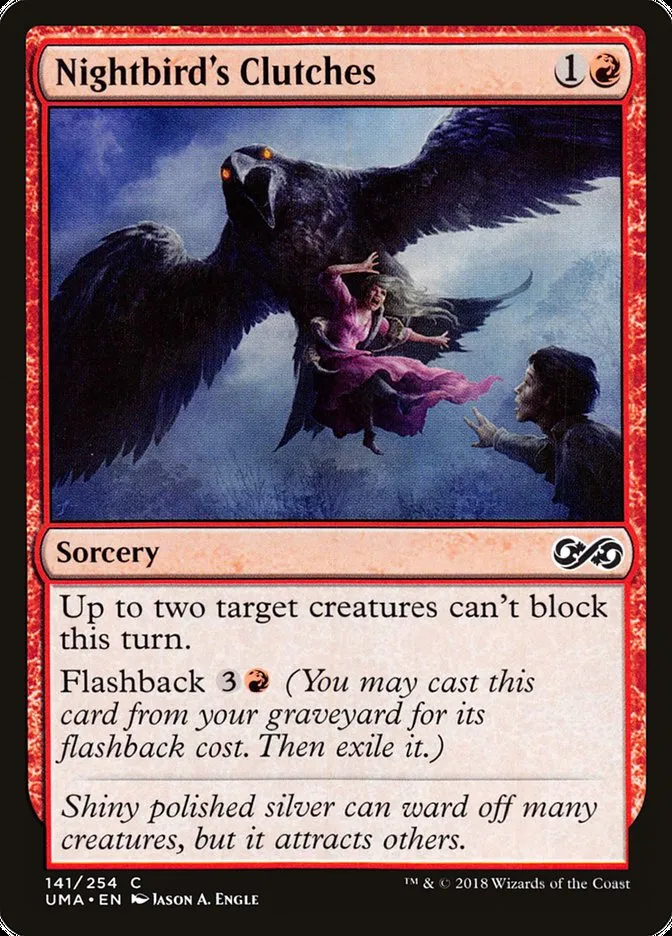 Nightbird's Clutches Front Face