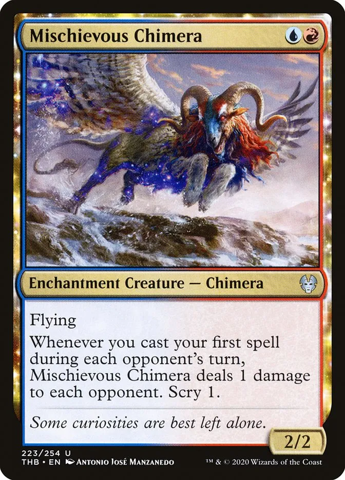Mischievous Chimera Front Face