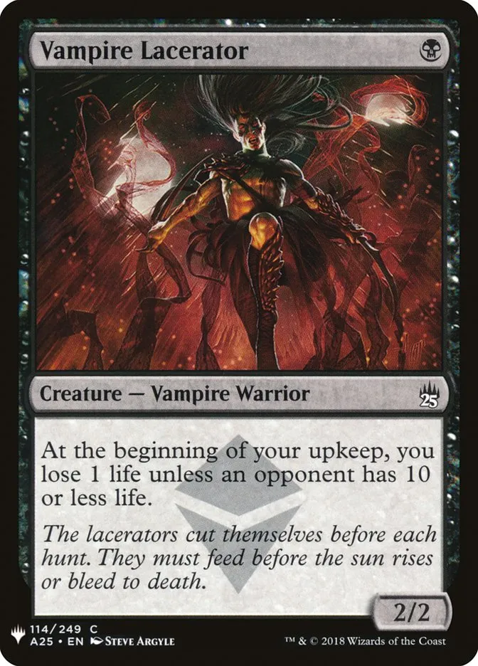Vampire Lacerator Front Face