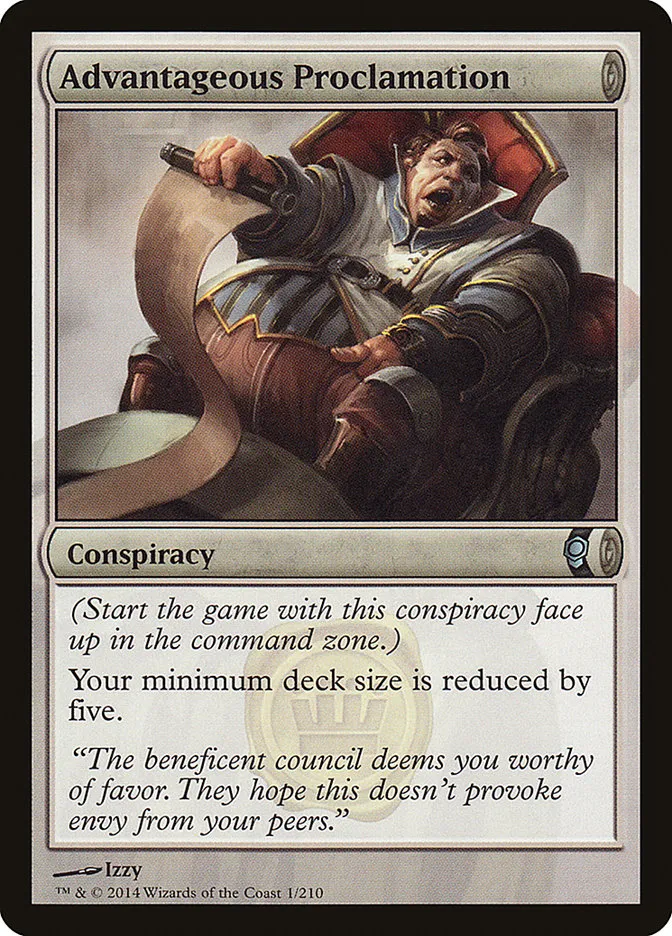Advantageous Proclamation Front Face