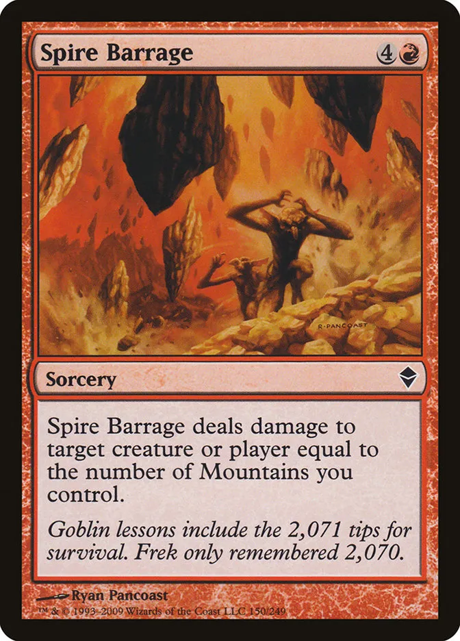 Spire Barrage Front Face