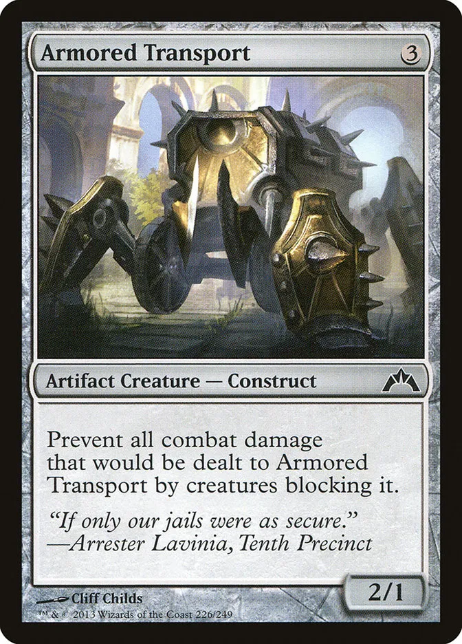 Armored Transport Front Face
