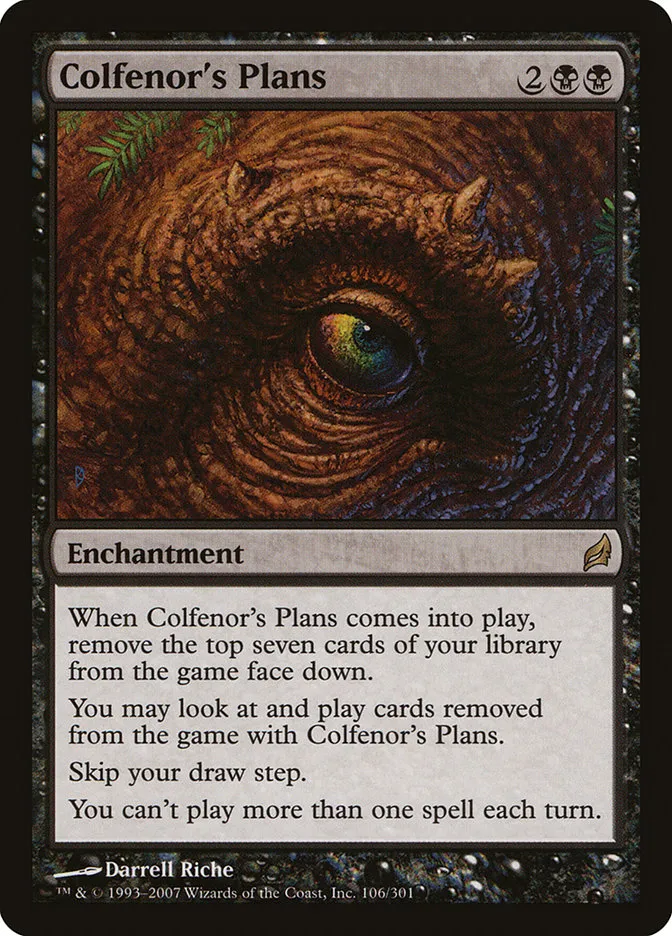 Colfenor's Plans Front Face