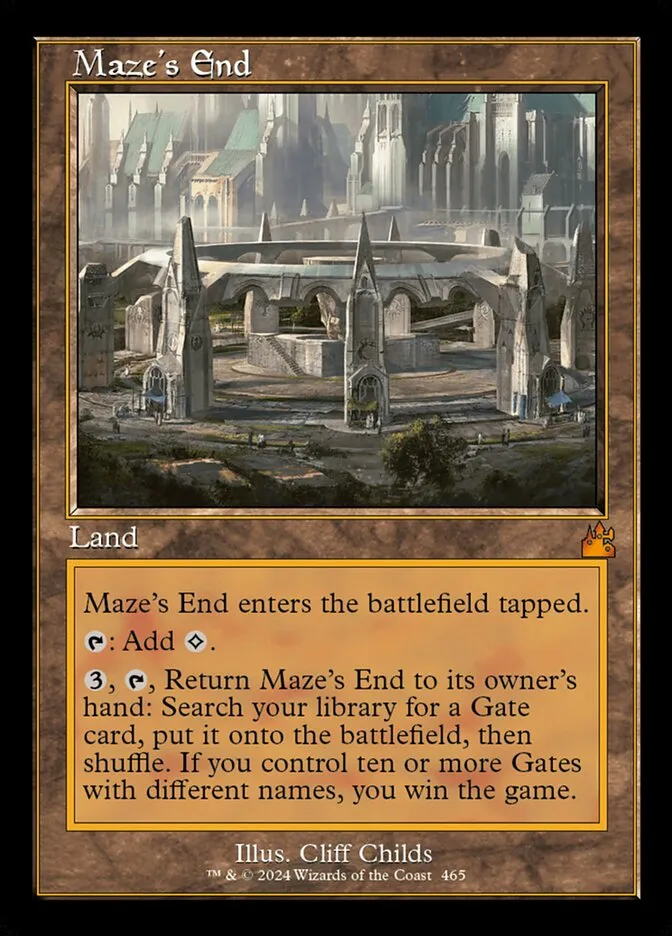 Maze's End Front Face