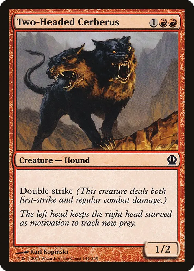 Two-Headed Cerberus Front Face