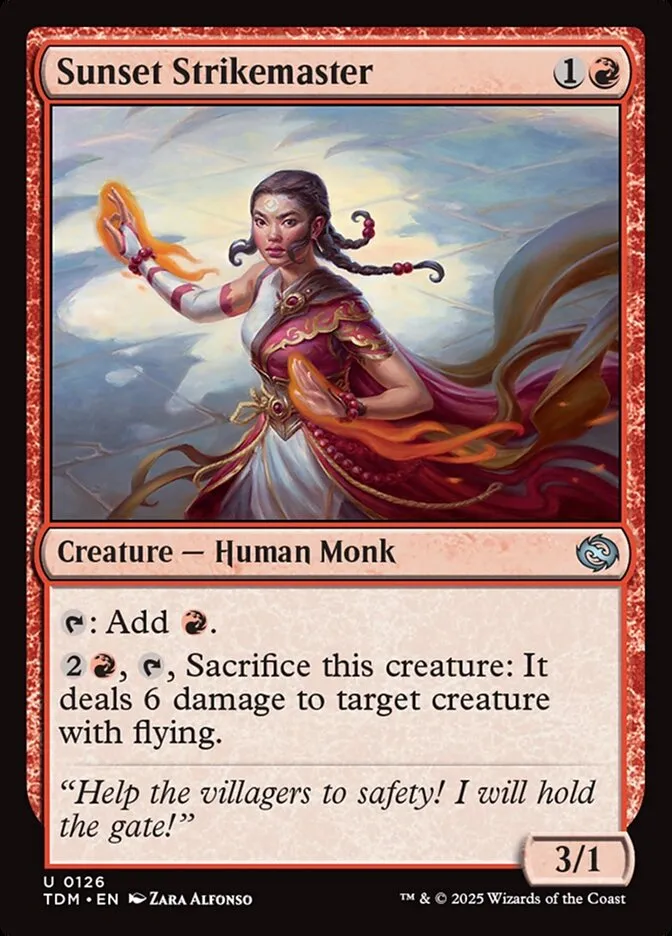 Sunset Strikemaster Front Face
