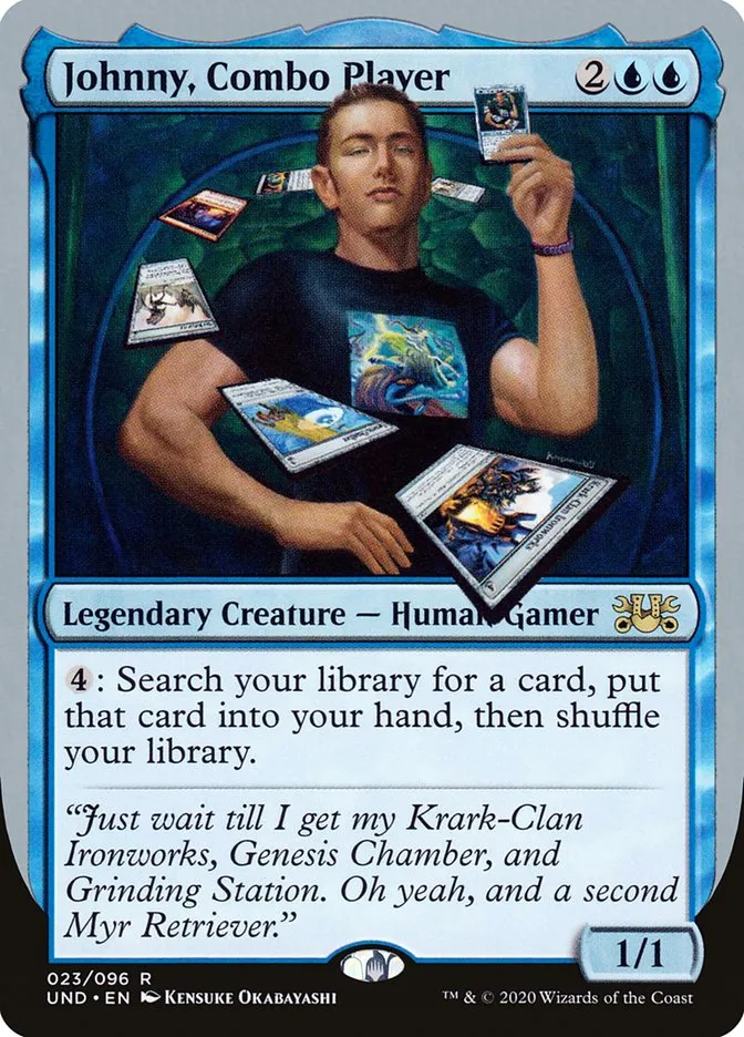 Johnny, Combo Player Front Face