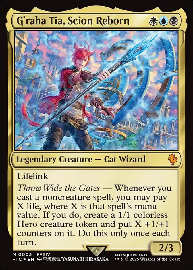 G'raha Tia, Scion Reborn Front Face