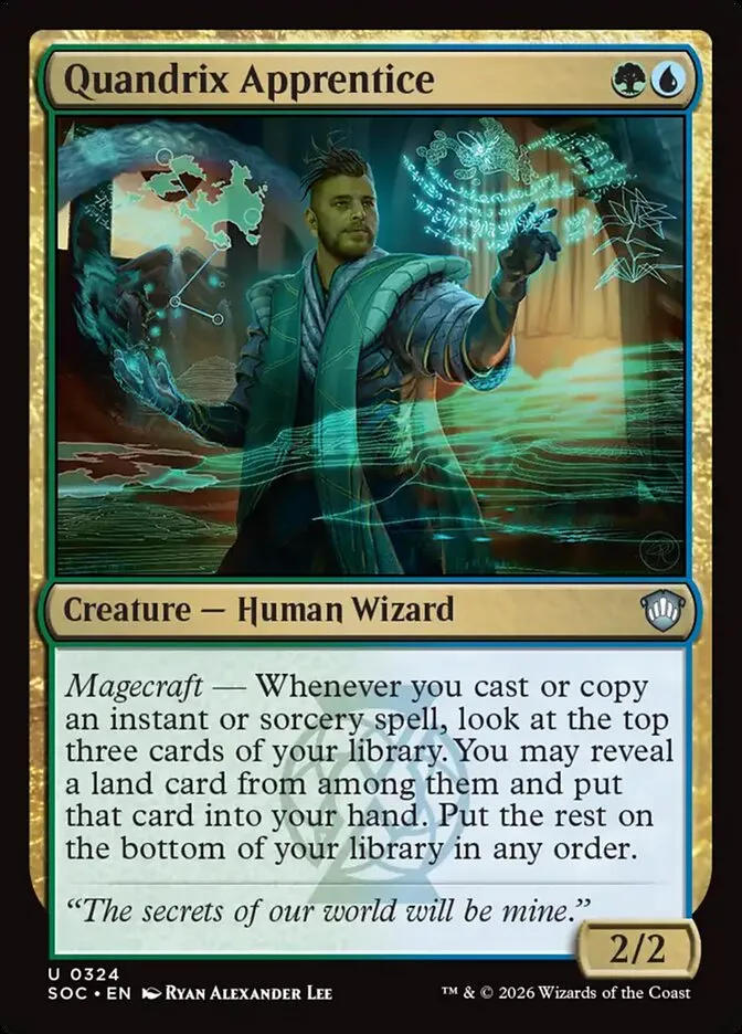 Quandrix Apprentice Front Face