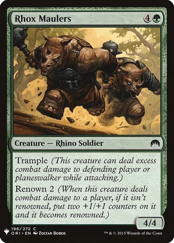 Rhox Maulers Front Face