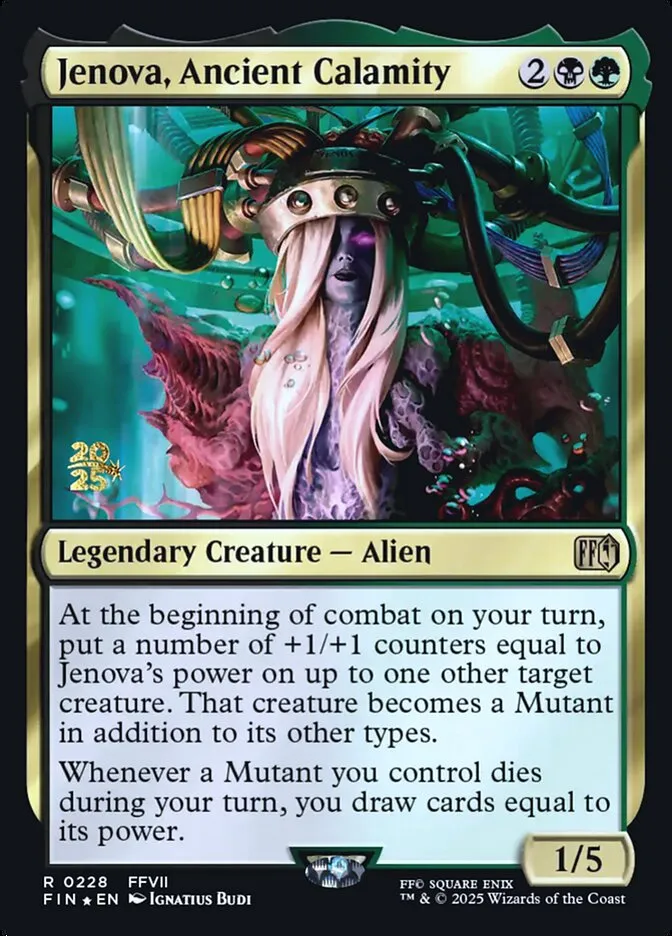 Jenova, Ancient Calamity Front Face