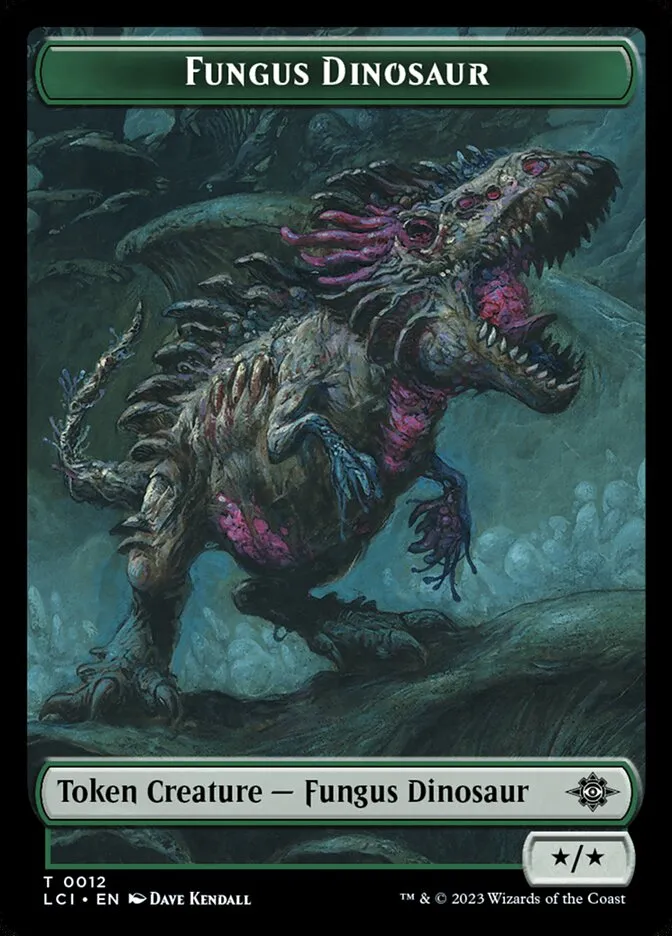 Fungus Dinosaur Front Face