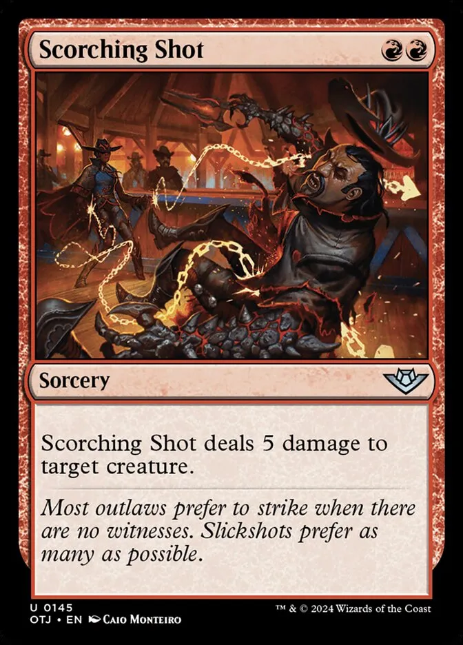Scorching Shot Front Face