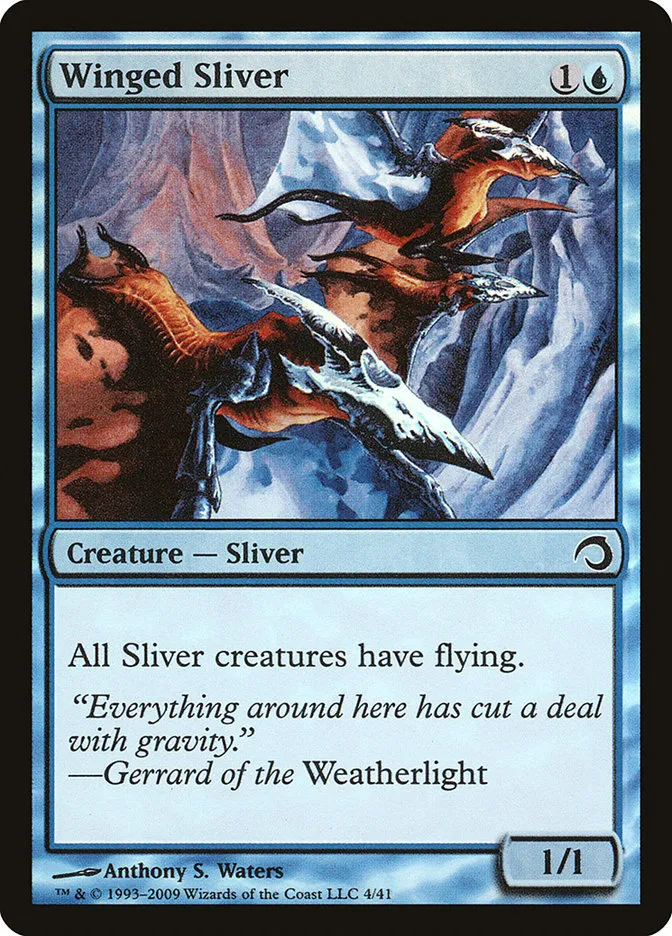 Winged Sliver Front Face