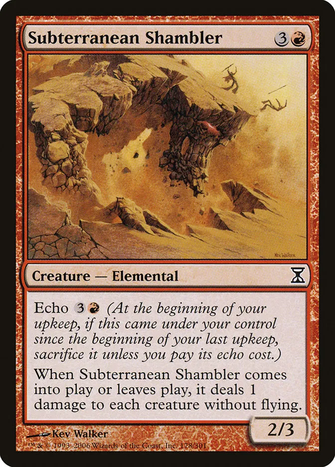 Subterranean Shambler Front Face