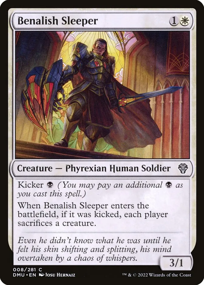 Benalish Sleeper Front Face