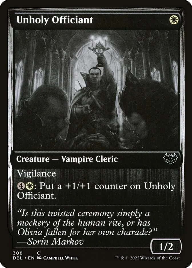 Unholy Officiant Front Face