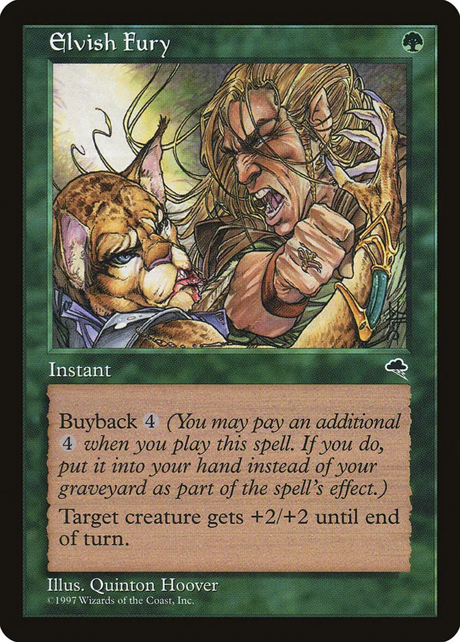 Elvish Fury Front Face