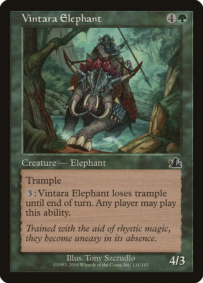 Vintara Elephant Front Face