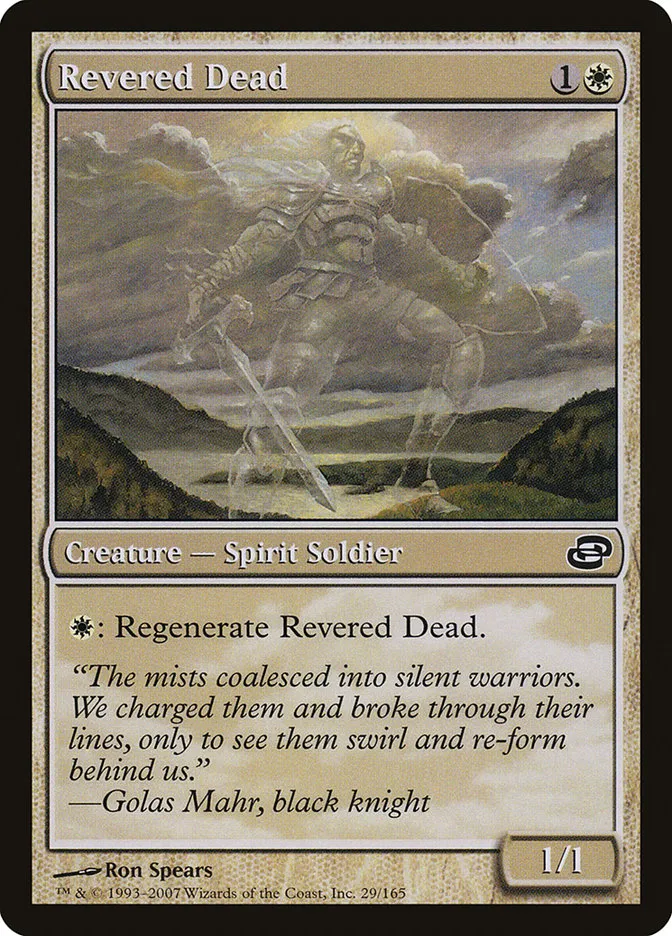 Revered Dead Front Face