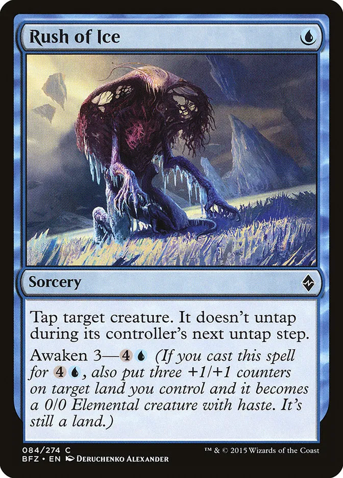 Rush of Ice Front Face