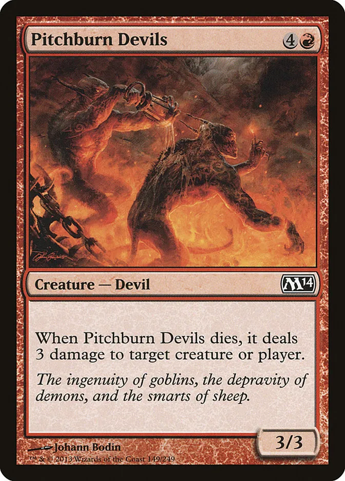 Pitchburn Devils Front Face