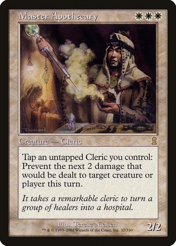 Master Apothecary Front Face