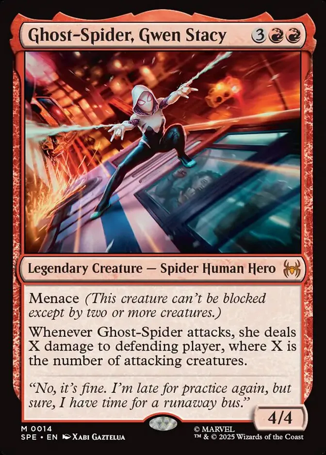 Ghost-Spider, Gwen Stacy Front Face