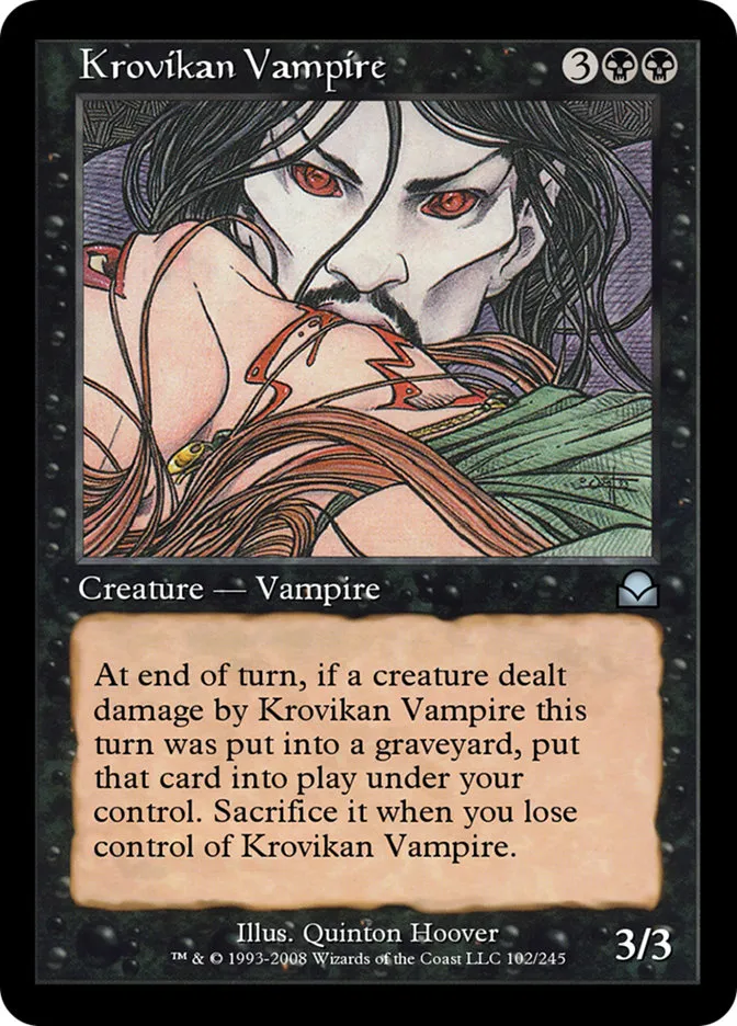 Krovikan Vampire Front Face