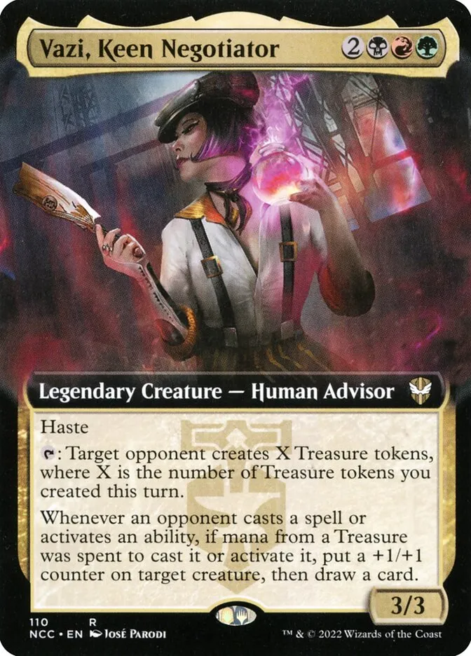 Vazi, Keen Negotiator Front Face