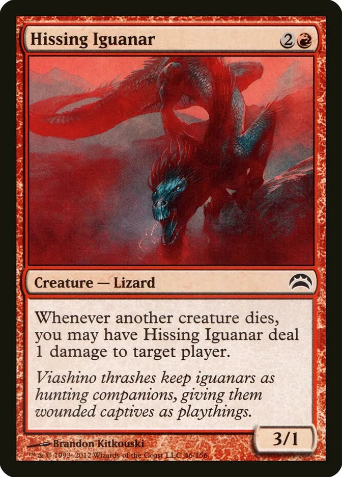 Hissing Iguanar Front Face