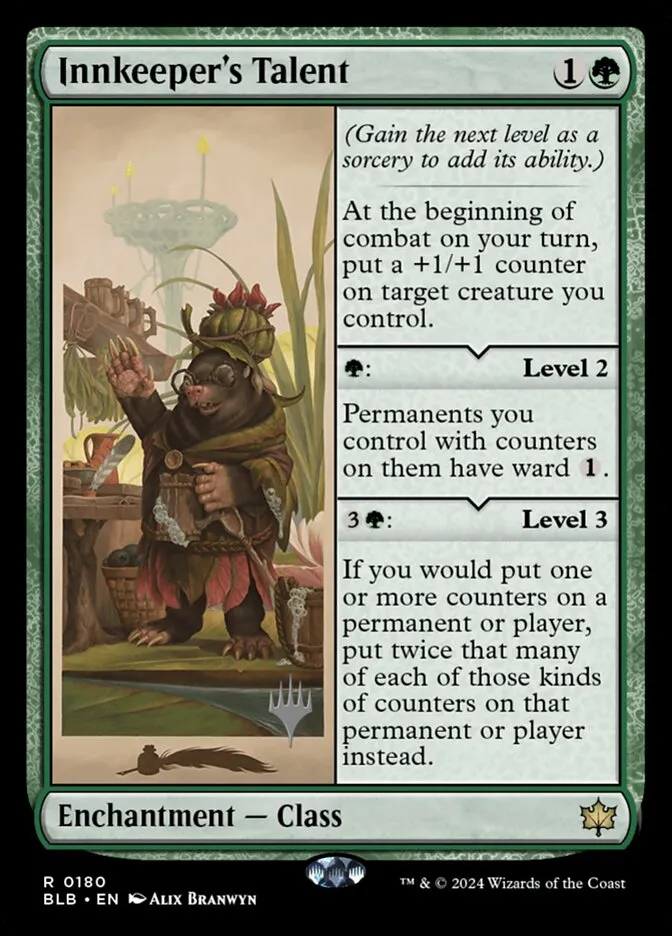 Innkeeper's Talent Front Face