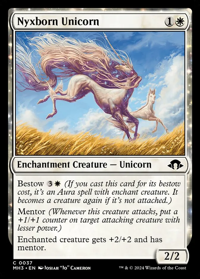 Nyxborn Unicorn Front Face
