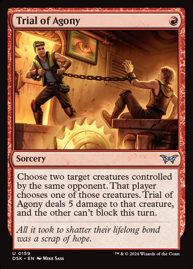 Trial of Agony Front Face