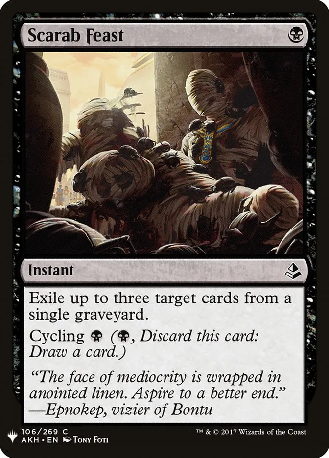 Scarab Feast Front Face