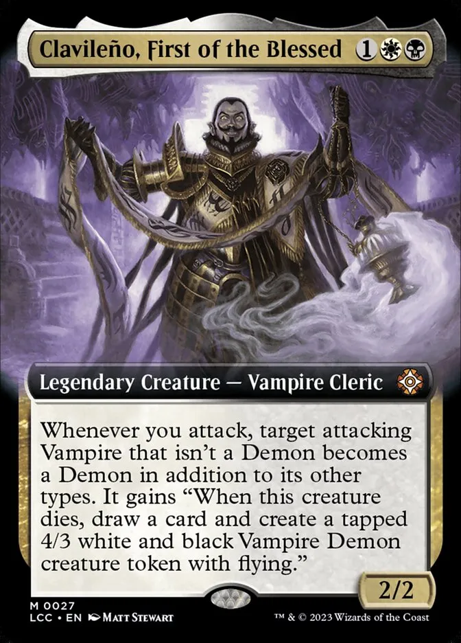 Clavileño, First of the Blessed Front Face
